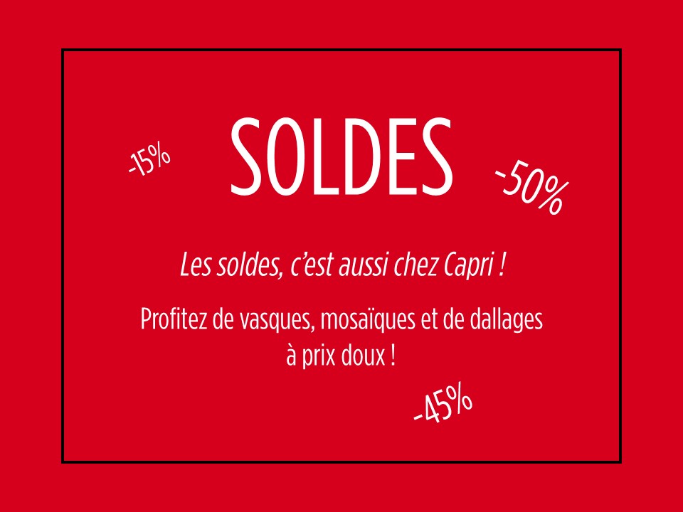 Promotion Capri pour les soldes